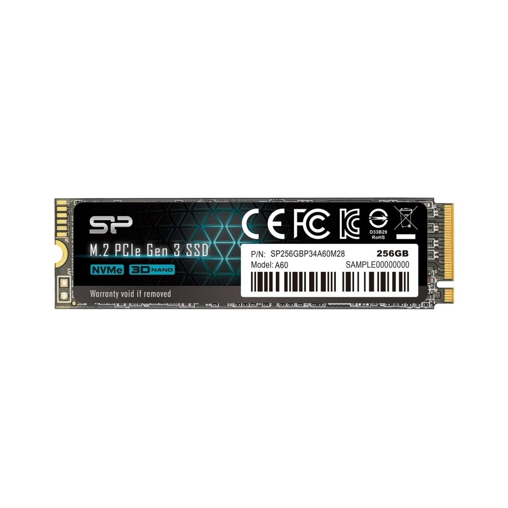 SP P34A60 256GB SSD M.2 PCIe Gen3x4 Nvme
