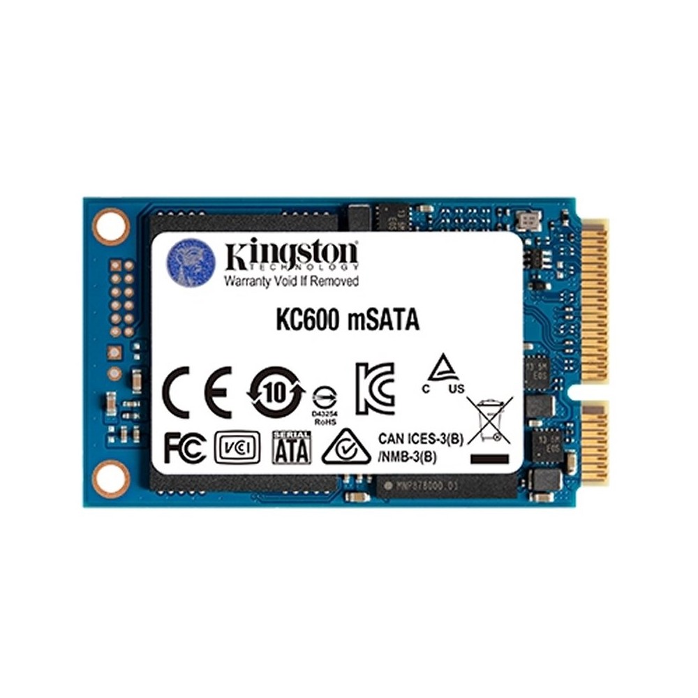 Kingston SKC600MS/512G SSD 512GB TLC 3D mSATA
