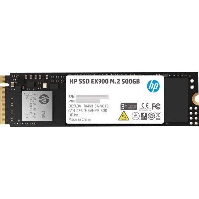 HP SSD EX900 500Gb PCIe Gen 3x4 NVMe 1.3