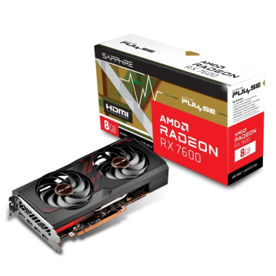 Sapphire Pulse AMD Radeon RX 7600 Gaming 8GB GDDR6