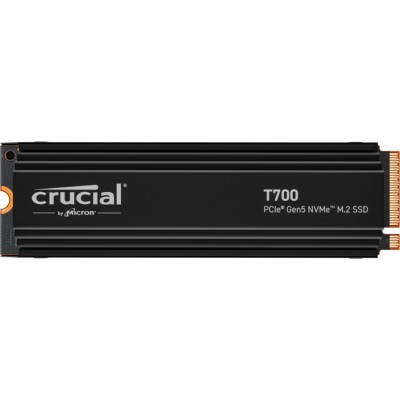SSD Crucial 4TB T700 CT4000T700SSD5 PCIe M.2 NVME Gen5 Heatsink
