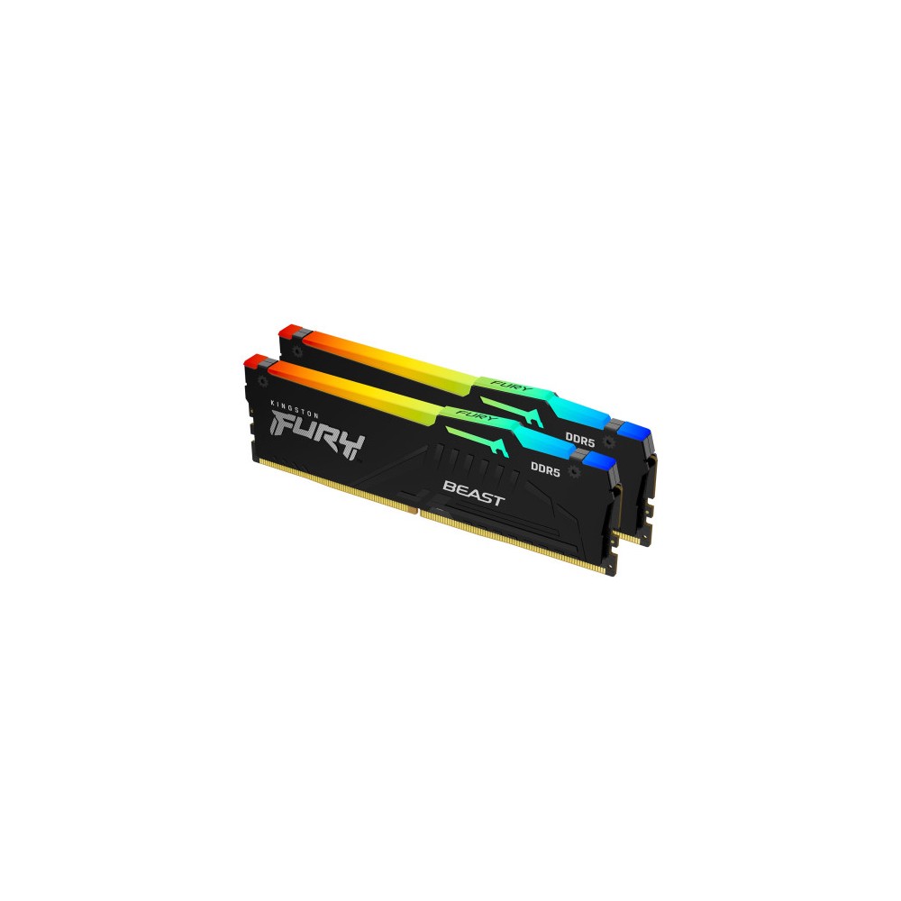 Kingston Technology FURY Beast RGB 64GB (2 x 32GB) DDR5 6000MHz C40