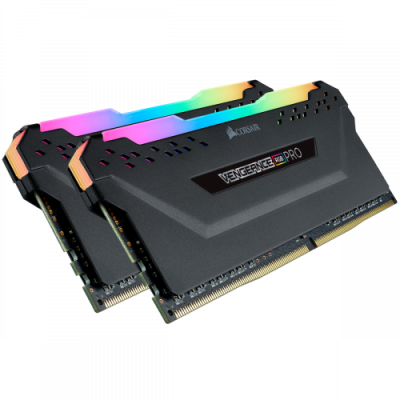Corsair Vengeance 16 GB 2X8GB DDR4 3200 MHz pro rgb c16 negra