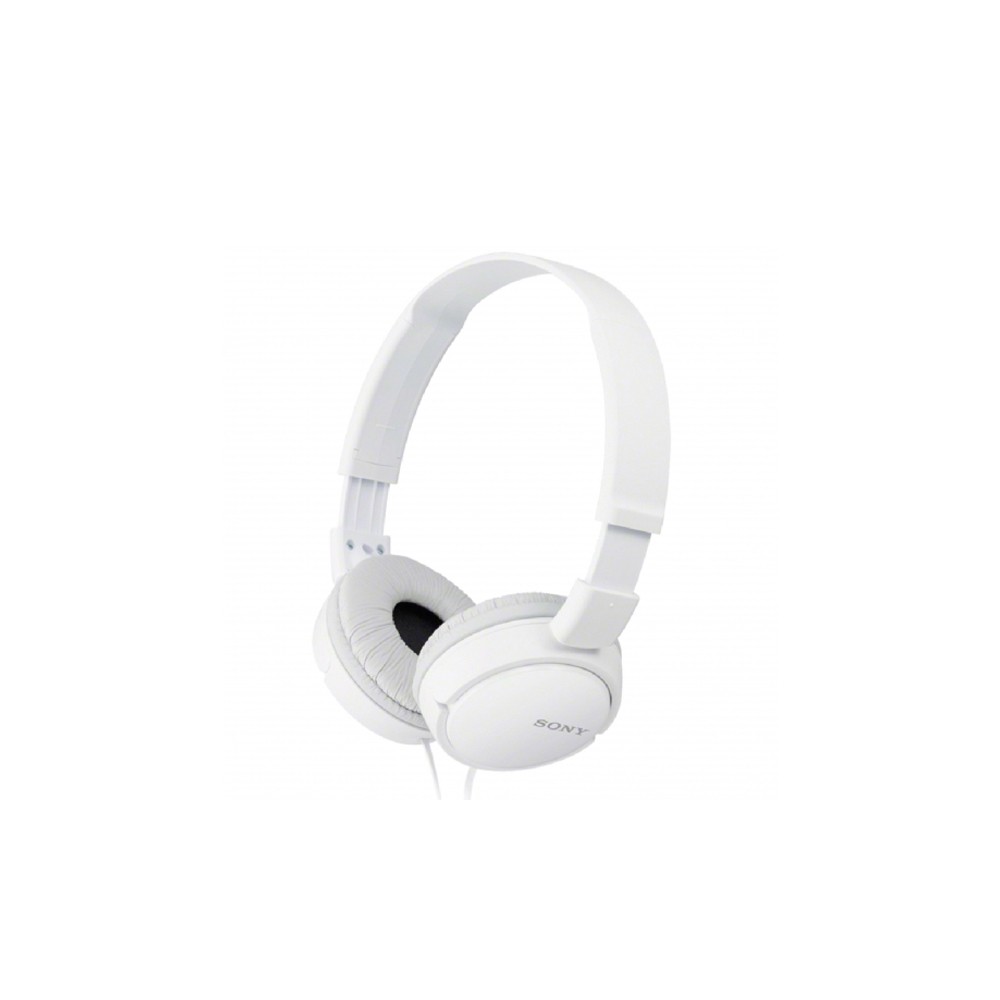 HEADSET SONY MDR-ZX110AP DIADEMA PLEGABLE COLOR BLANCO CONECTOR JACK 3.5mm SENSIBILIDAD 98db