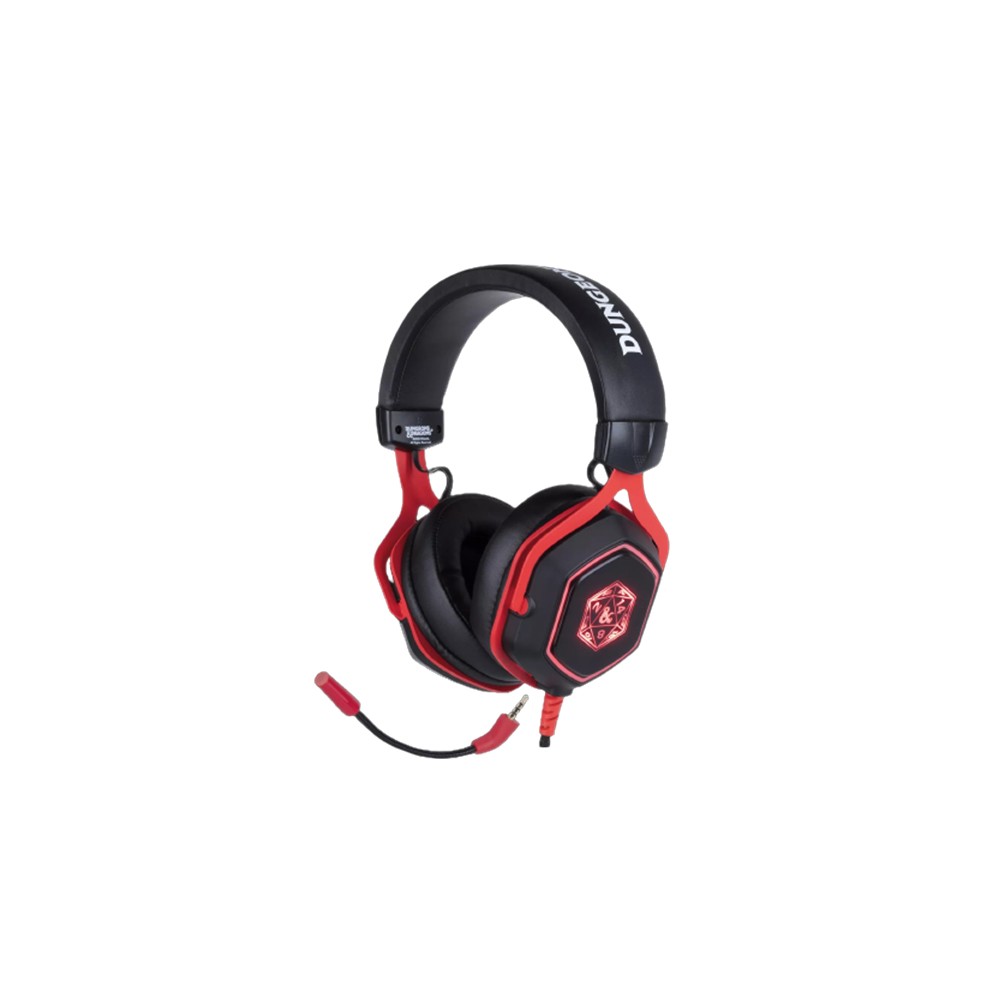 HEADSET KONIX DUNGEONS AND DRAGONS 7.1 D20 micro FLEXIBLE MULTIPLATAFORMA KX-DND-GH-R20-PC