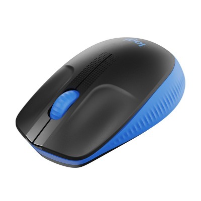 Logitech Raton inalambrico M190 usb azul