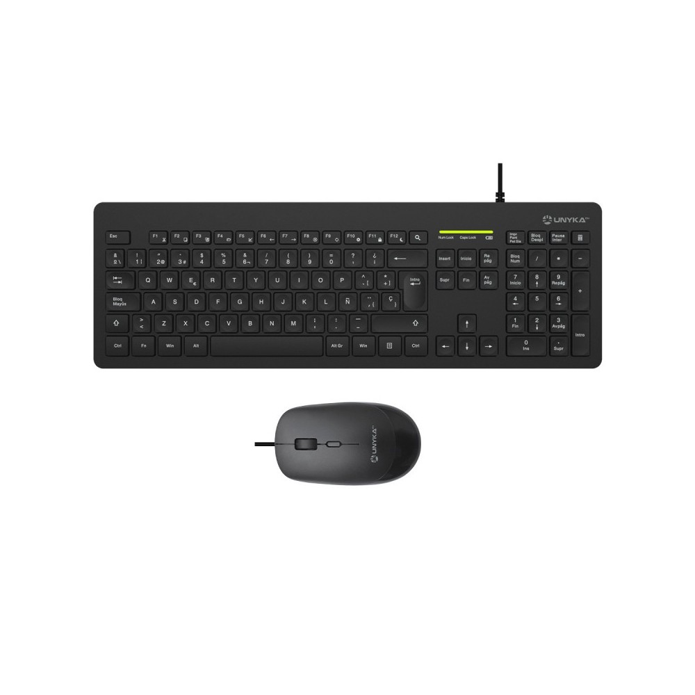 Unykach Kit Teclado + Ratón MK211 Pro Slim inalámbrico ultradelgado