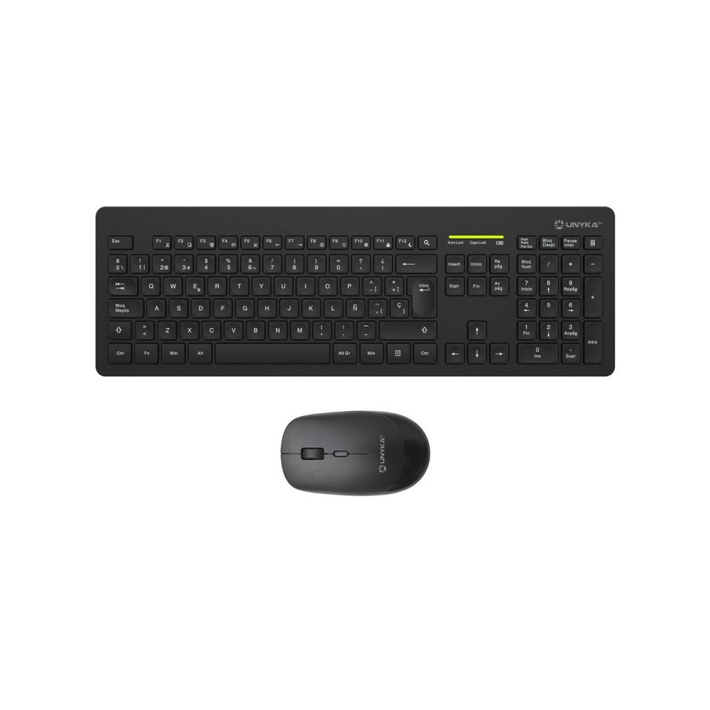 Unyka Teclado inalambrico KIT T+R MK212 pro Slim