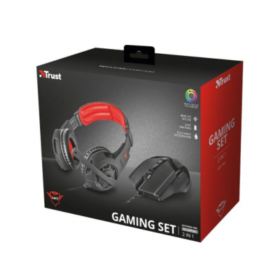 Trust pack gaming bundle auricular + ratón