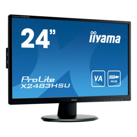 iiyama ProLite X2483HSU-B5  (23.8") 1920 x 1080 Pixeles Full HD LED Negro