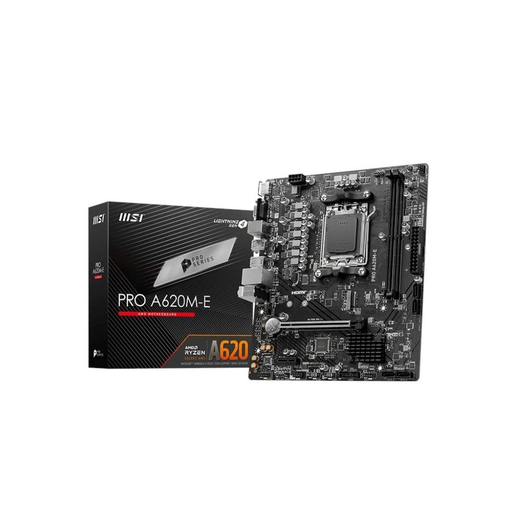 MSI Placa Base  A620M-E mATX AM5 MSI Placa Base  A620M-E mATX AM5