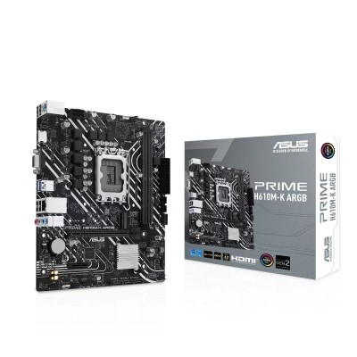ASUS Placa Base  PRIME H610M-K DDR5 ARGB mATX 1700