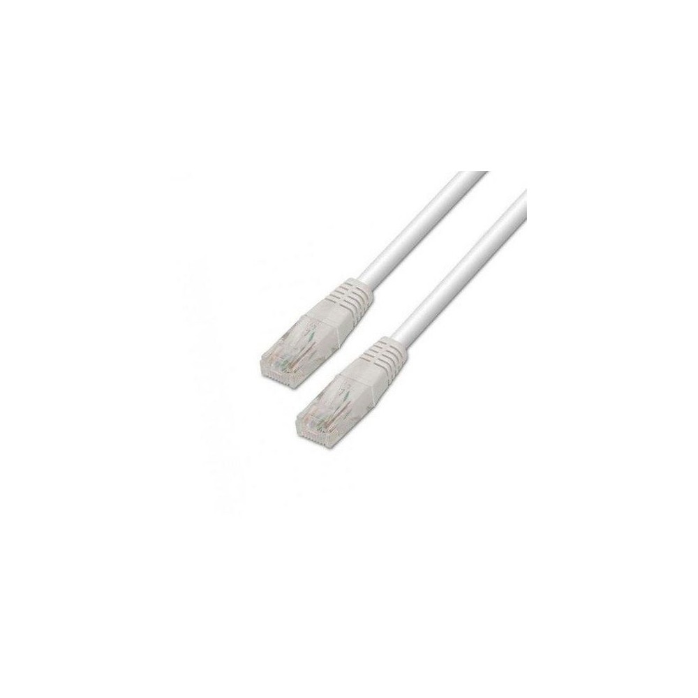 Cable de red latiguillo RJ45 LSZH Cat.6E UTP AWG24, Blanco, 1.0m