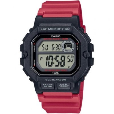 Casio Collection Men WS-1400H-4AVEF 47mm Rojo
