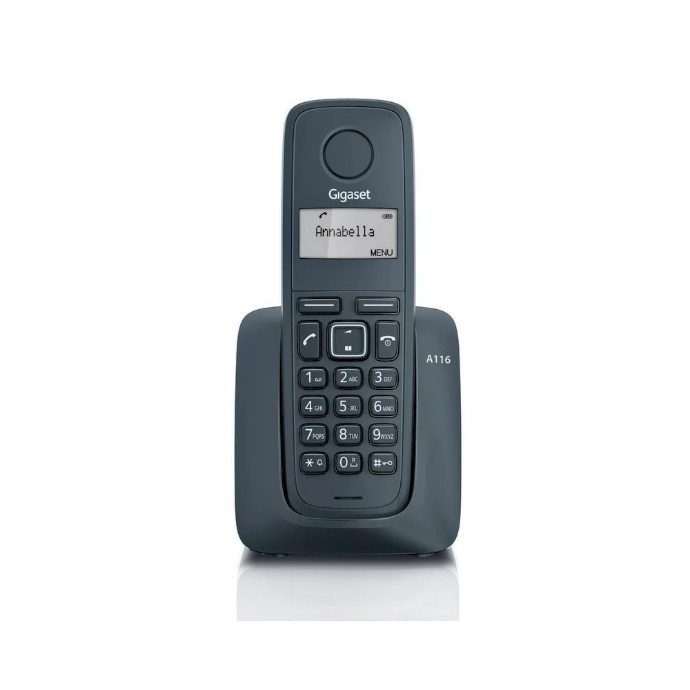 Gigaset A116 (NEO) Inalámbrico DECT Negro