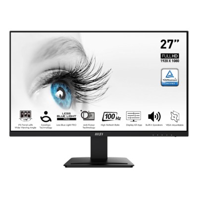 MSI PRO MP273A 27/1920x1080 4ms 1xHDMI, 1xVGA, 1xDP Negro