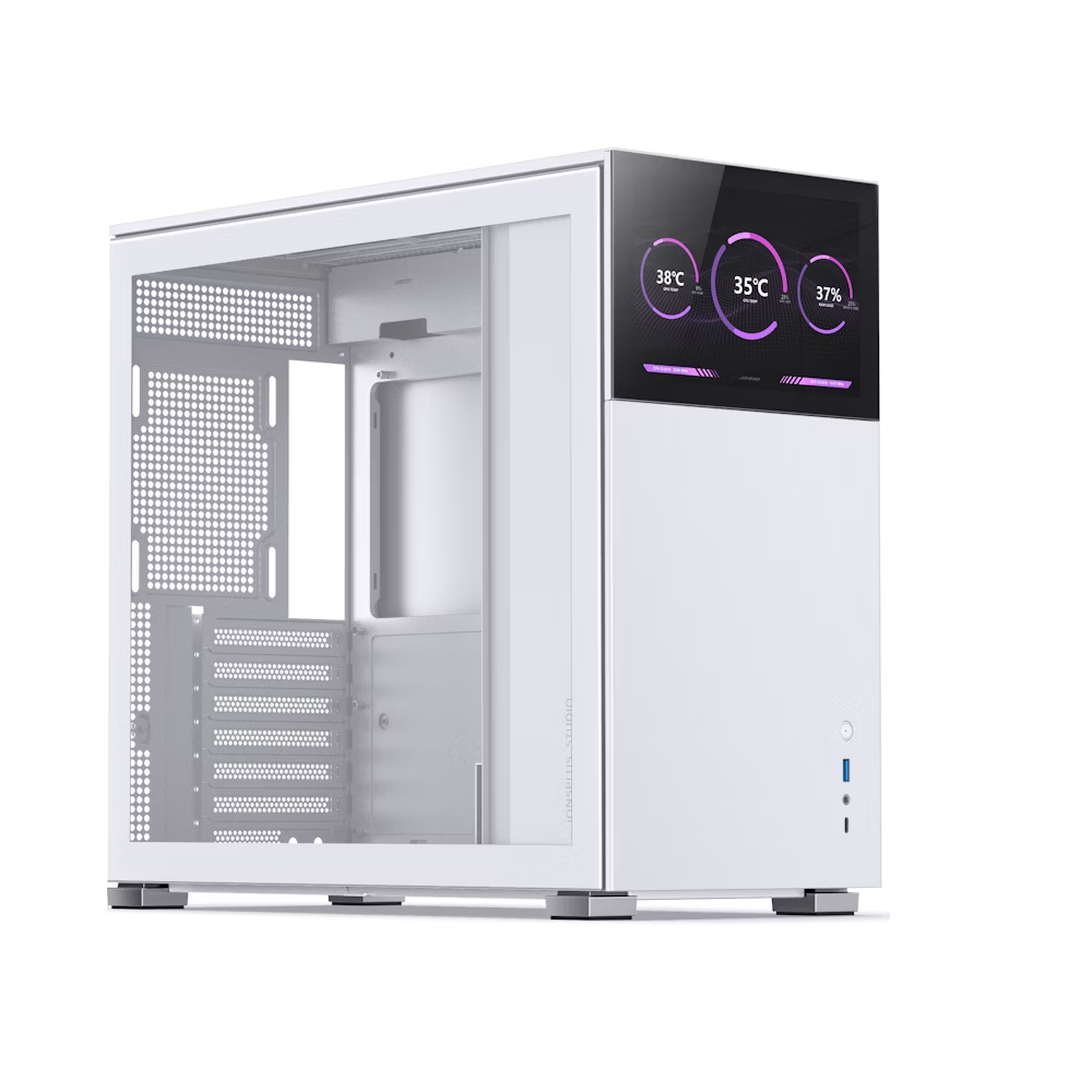 Jonsbo D41 STD ATX Cristal Templado Blanco