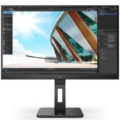 Monitor Profesional AOC 27P2Q 27'/ Full HD/ Multimedia/ Negro