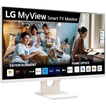 Smart Monitor LG MyView 32SR50F-W 31.5'/ Full HD/ Smart TV/ Multimedia/ Blanco