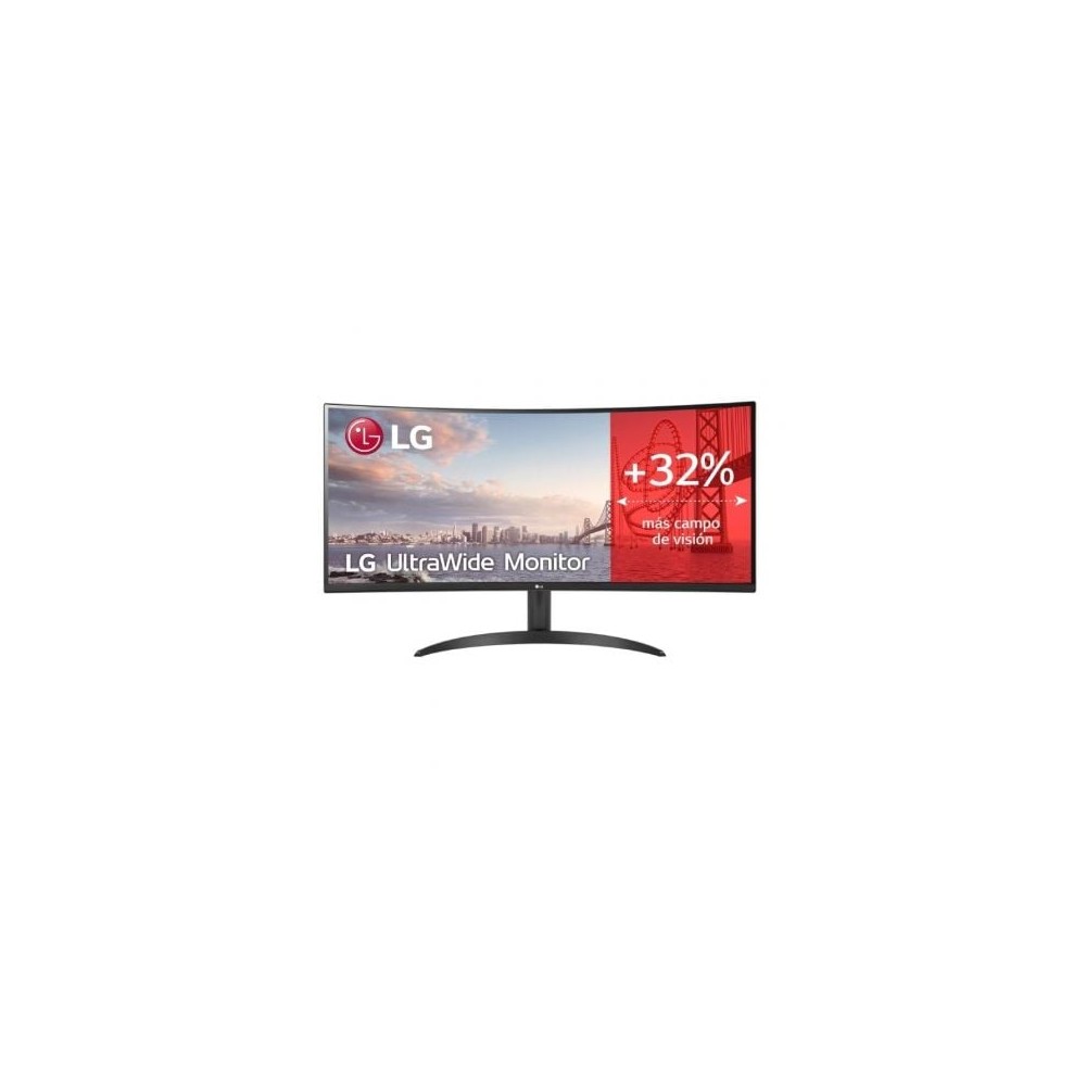 Monitor Profesional Ultrapanorámico Curvo LG UltraWide 34WR50QC-B 34'/ WQHD/ Negro