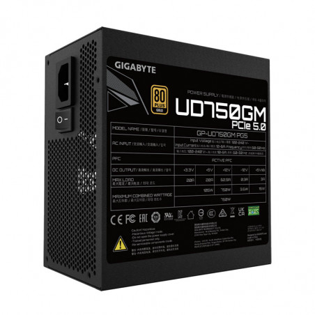 Gigabyte UD750GM PG5 80 Plus Gold 750W ATX 3.0 PCIE 5.0 Modular