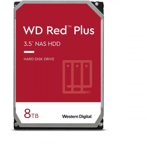 HDD WD Red Plus WD80EFPX 8TB SATA III 256MB (CMR)