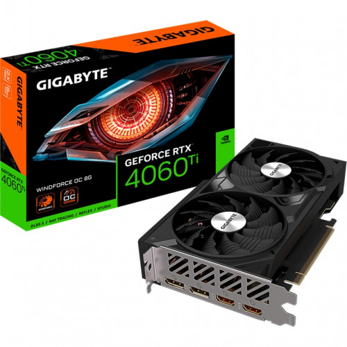 VGA Gigabyte GeForce® RTX 4060Ti 8GB WINDFORCE OC