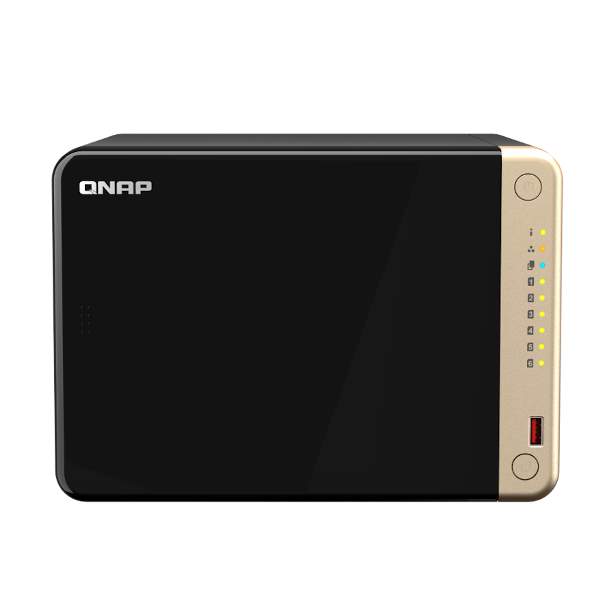 NAS Server QNAP TS-664-8G NAS 6xHDD-Bay 2x2.5GbE 4xUSB NAS Server QNAP TS-664-8G NAS 6xHDD-Bay 2x2.5GbE 4xUSB