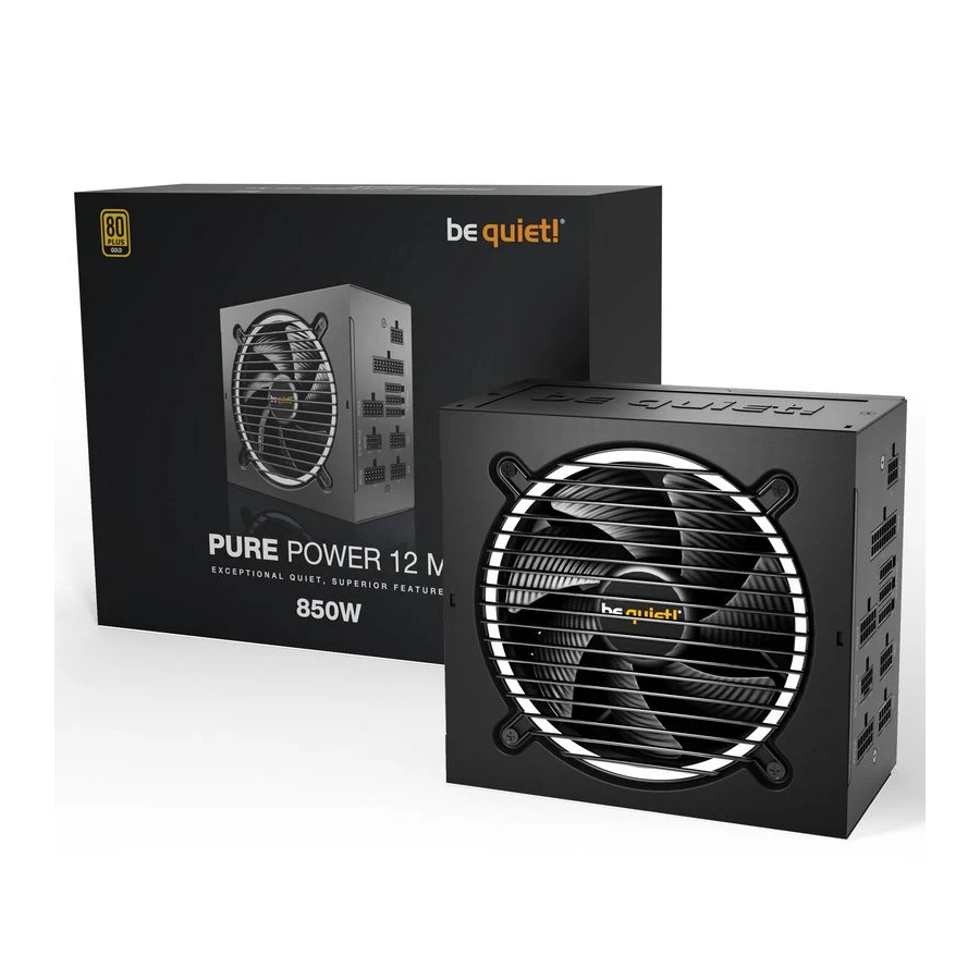 Be Quiet Pure Power 12 M 850 W 80+ Gold Full modular atx 3.0 Be Quiet Pure Power 12 M 850 W 80+ Gold Full modular atx 3.0