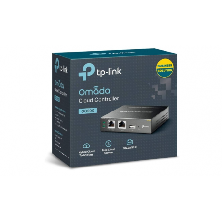 TP-Link Omada Cloud Controlador OC200 2 Puertos/ RJ-45 10/100 PoE