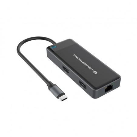 Conceptronic 2xhdmi 1xusb-c Pd 100w 3xusb-a 1xgb Rj45