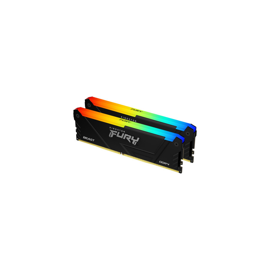 Kingston Technology FURY Beast RGB 32gb (2 x 16gb) DDR4 3600MHz Cl18 Kingston Technology FURY Beast RGB 32gb (2 x 16gb) DDR4 3600MHz Cl18