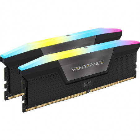 CORSAIR VENGEANCE RGB DDR5 32 GB(2X16KIT) 6600 BLACK