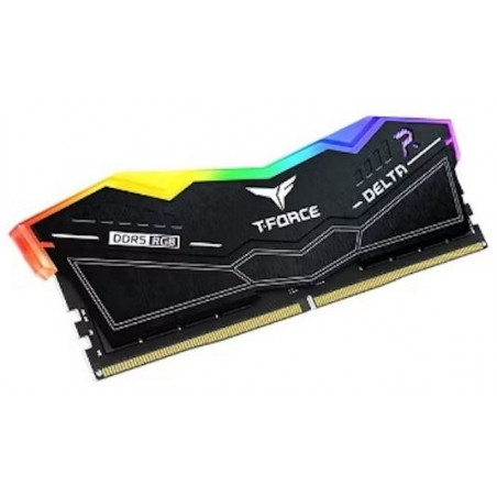 Team group kit delta rgb Negras 32Gb (2x16Gb) 5600MHz Cl36 DDR5