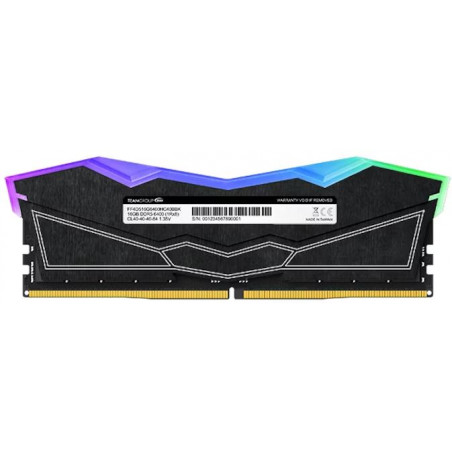 Team group kit delta rgb Negras 32Gb (2x16Gb) 5600MHz Cl36 DDR5