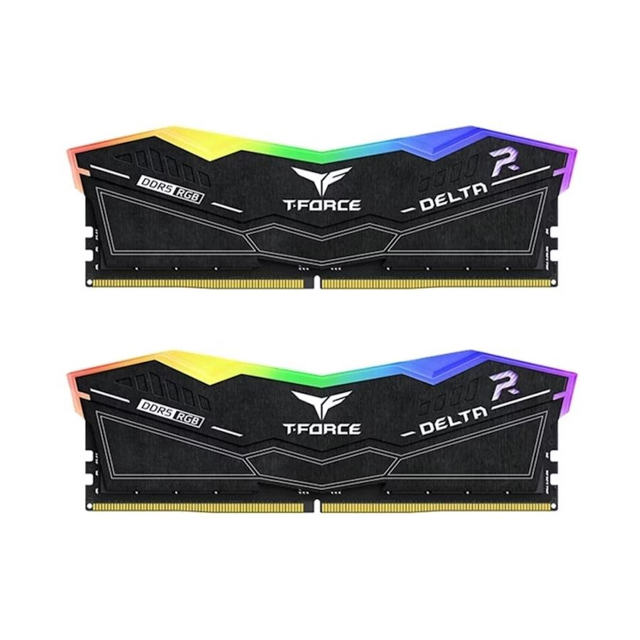 Team group kit delta rgb Negras 48Gb (2x24Gb) 7200MHz Cl34 DDR5 Team group kit delta rgb Negras 48Gb (2x24Gb) 7200MHz Cl34 DDR5