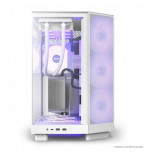 NZXT H6 Flow RGB Blanca Cristal Tintado