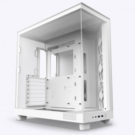 NZXT H6 FLOW BLANCA CRISTAL TINTADO