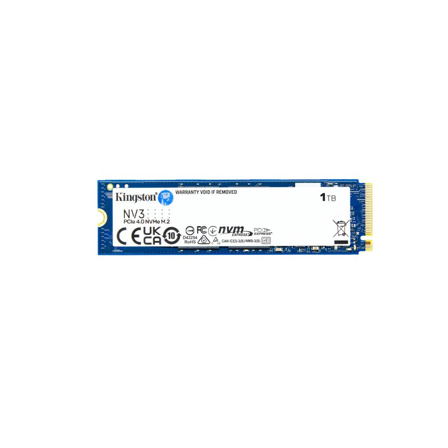 Kingston NV3 1TB SSD M.2 NVMe 2280 PCIe 4.0 3D NAND