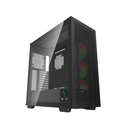 CAJA ATX SEMITORRE DEEPCOOL MORPHEUS CRISTAL TEMP NEGRA R-MORPHEUS-BKAPA1-G-1