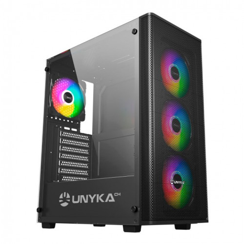 Unykach  MIR 100 ARGB Gaming con ventana negra
