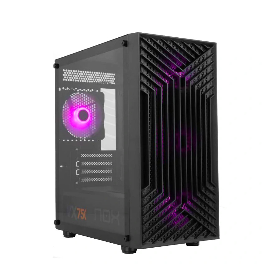 CAJA MICRO-ATX SEMITORRE NOX INFINITY EPSILON NEGRA ARGB USB3