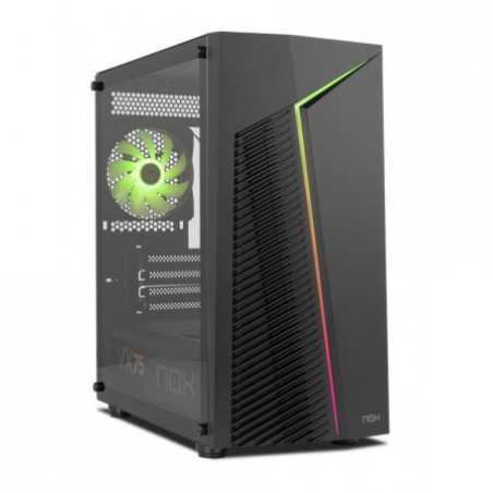CAJA MICRO-ATX SEMITORRE NOX INFINITY ZETA NEGRA ARGB USB3