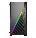 UNYKACH MINI GLAYZE ARGB Micro-Atx negra