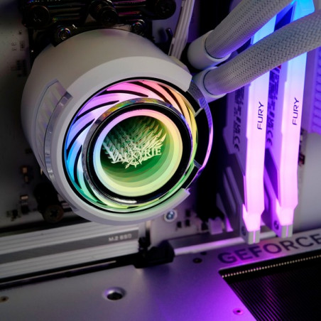 REFRIGERACION LIQUIDO CPU VALKYRIE JARN  240 ARGB BLANCO