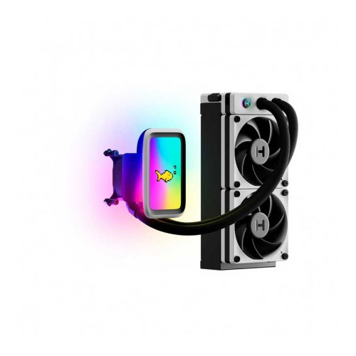 Hyte líquido CPU Q60 RGB 240 2X120 display LCD IPS FAN-HYTE-Q60-BW