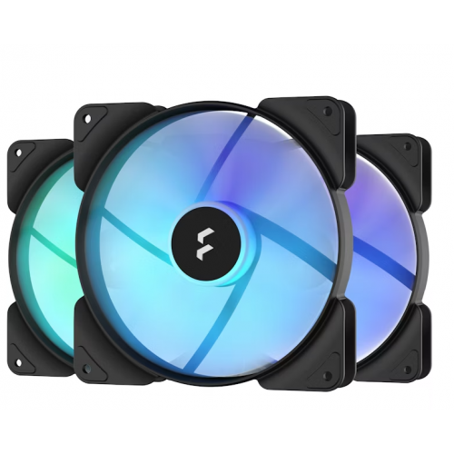 Fractal Design Aspect 14 RGB PWM Carcasa del ordenador Ventilador 14 cm Negro 3 pieza(s)
