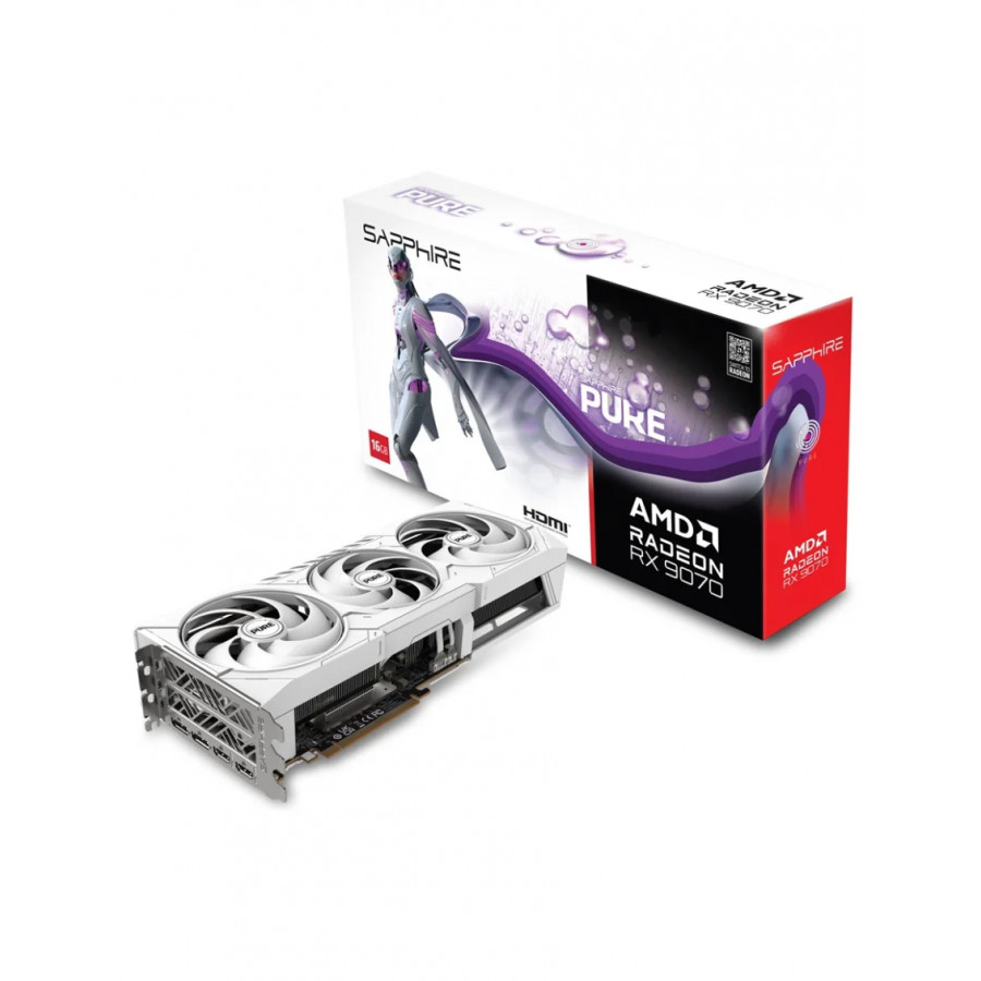 Sapphire Pure Radeon RX 9070 16GB Gaming OC (UEFI) Sapphire Pure Radeon RX 9070 16GB Gaming OC (UEFI)