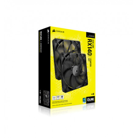 VENTILADOR CORSAIR RX SERIES iCUE LINK RX140 DUAL PACK