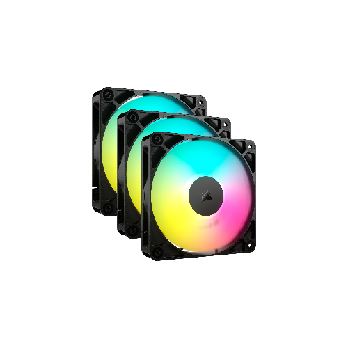 Corsair RS120 ARGB Ventilador 12 cm Negro 3 pieza(s)